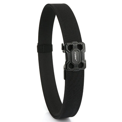 Herren-Taktischer Gürtel aus Nylon mit Robuster Metall-Schnalle Länge 110 bis 120 cm