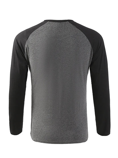 Atmungsaktives Herren-Sportshirt mit V-Ausschnitt und kurzen Ärmeln – ideal für Fitness und Freizeit