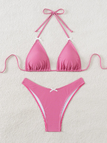 Glamouröses Push-up-Bikini-Set für Damen mit brasilianischem Schnitt – perfekt für Strand und Pool