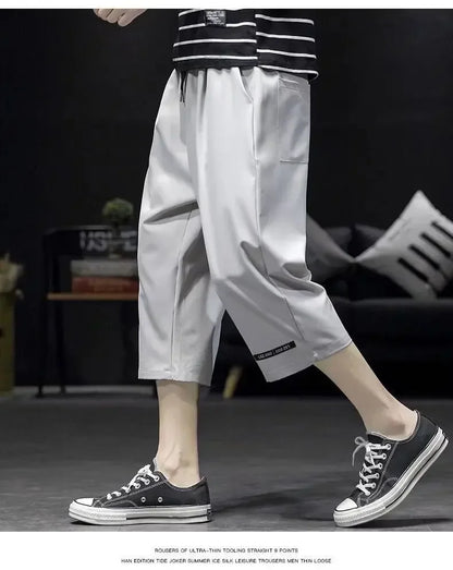 Lässige Herren-Sweatpants mit Kordelzug – ideal für Frühling und Herbst