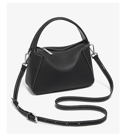 Damen Handtasche Aus Rindsleder Schulter Crossbody Minimalist Style