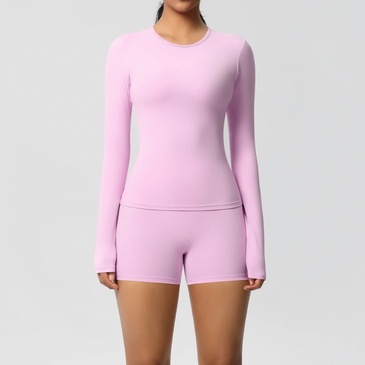 Frauen Yoga Set Schnell Trocknend Nylon Spandex Sport