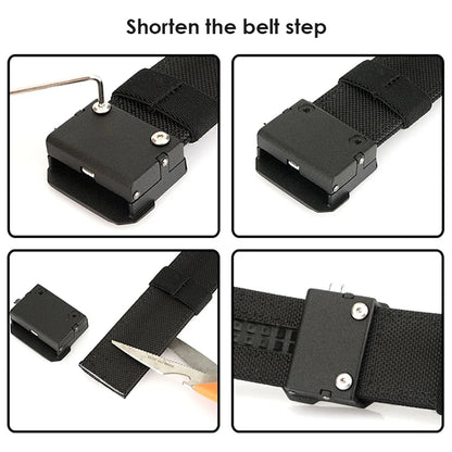 VATLY Rigid Tactical Gürtel Herren Nylon Automatik-Schnalle EDC IPSC