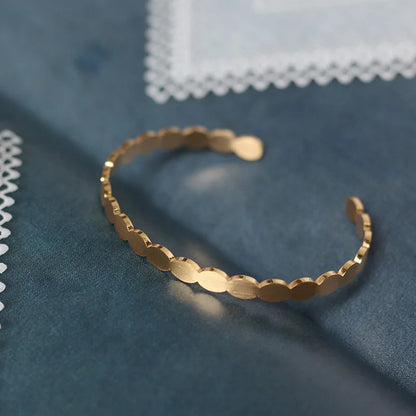 Damen-Armreif Wafer-Design gebrostet