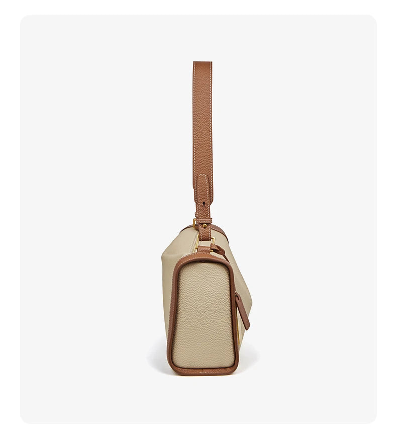 Female Shoulder Bag Aus Cowhide Leather Vintage Soft Messenger Crossbody