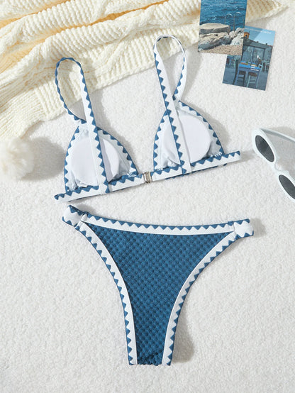 Sexy Bikini-Set in Pink mit Push-up-Effekt – Perfekt für Strand und Pool