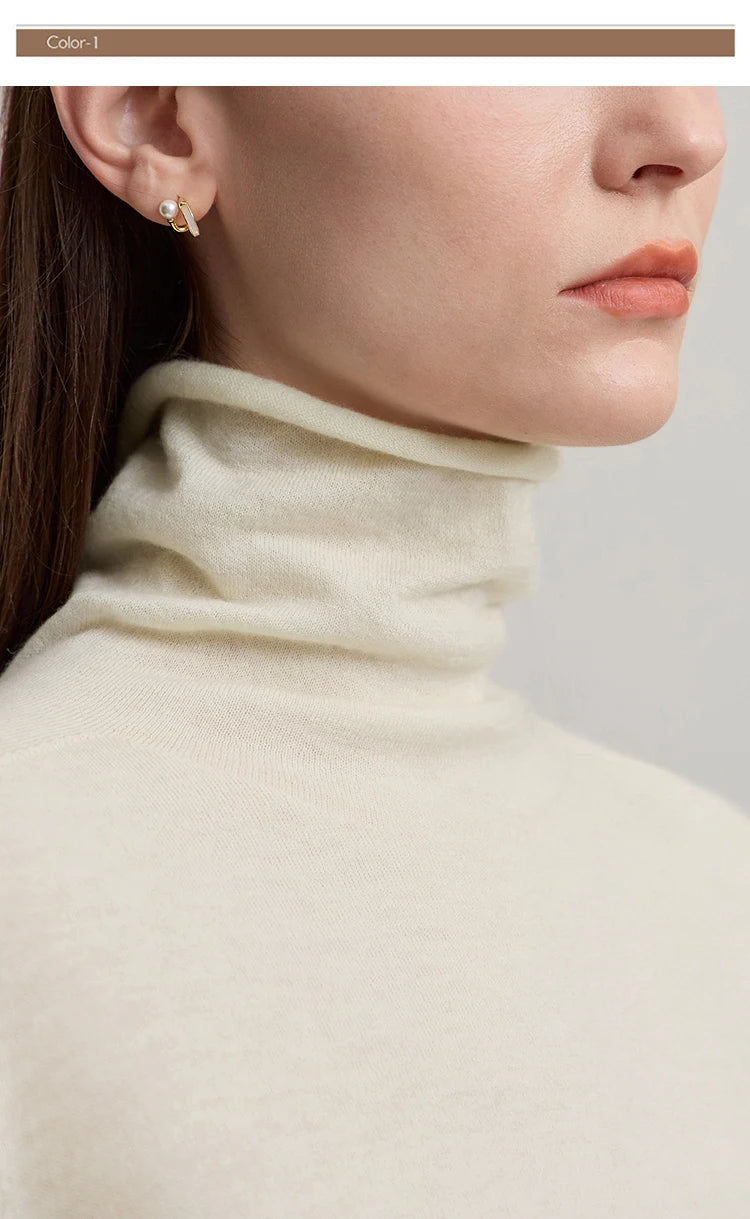 Damen V-Ausschnitt Pullover 100 % Wolle Basic Herbst-Winter