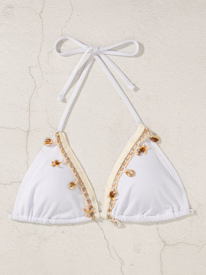 Gestreifter Push-up-Bikini für Damen – Sexy Badeanzug im brasilianischen Stil für Strand und Pool