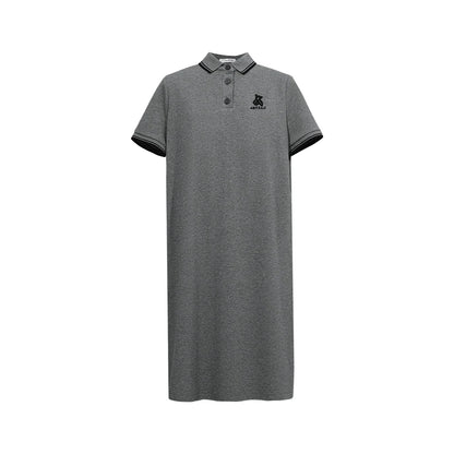 Stylisches Polokleid Für Damen Mit Farbblock Look Und Komfort