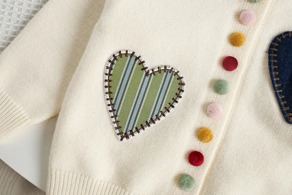 Mädchen Pullover Set mit Patchwork und Tutu Rock für Kinderoutfit 2PCS