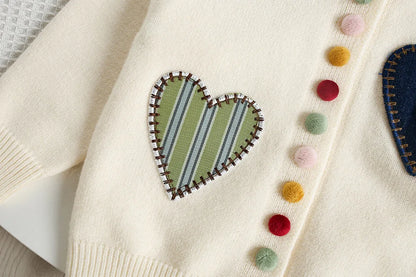 Mädchen Pullover Set mit Patchwork und Tutu Rock für Kinderoutfit 2PCS