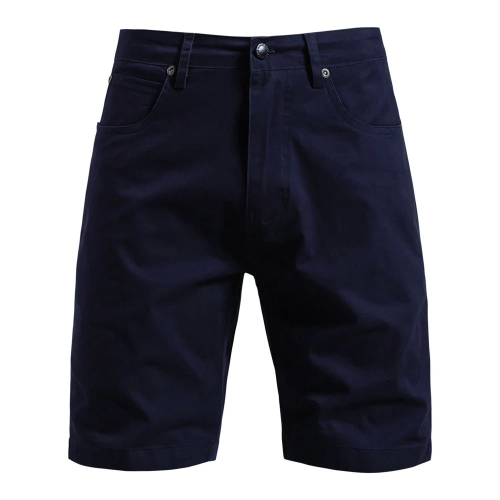AIOPESON Herren-Sommershorts aus 100 % Baumwolle, lässige 11-farbige, leichte Straßenshorts mit mehreren Taschen