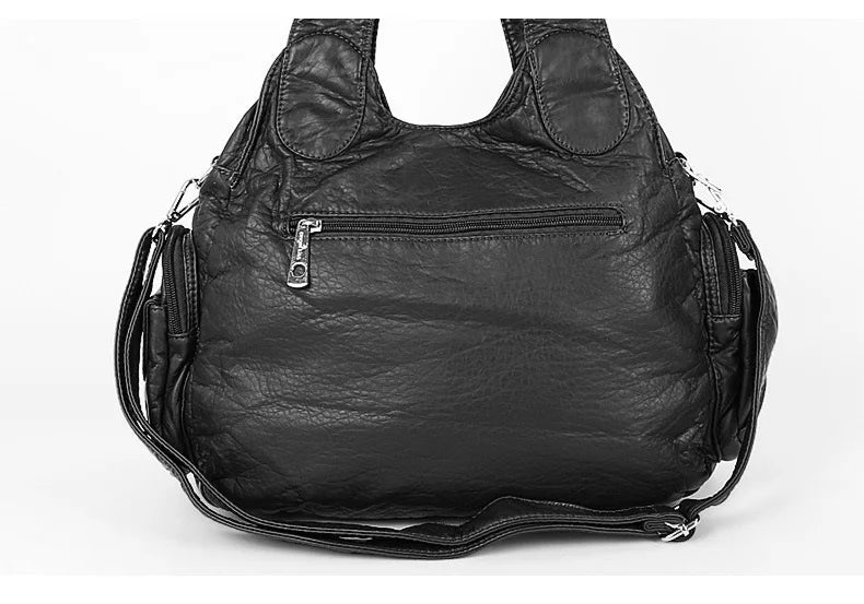 Damen-Schultertasche Leopardenmuster Großes Fassungsvermögen aus PU-Leder mit Reißverschluss