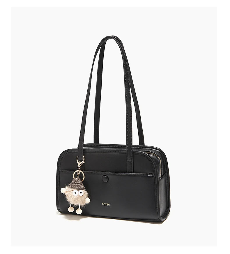 Damen Schultertasche aus PU-Leder mit Crossbody Großem Fassungsvermögen