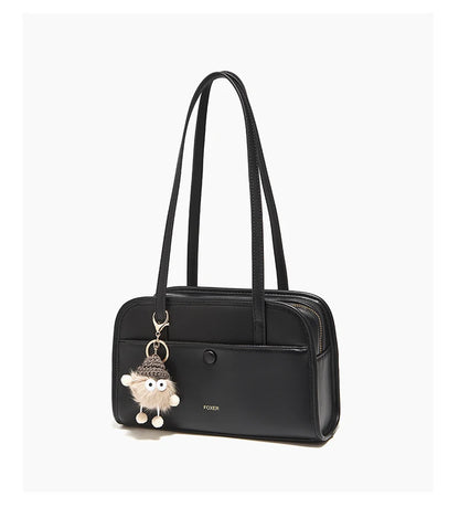 Damen-Schultertasche aus PU-Leder mit Großem Stauraum für Alltag und Beruf und Vielseitigem Einsatz