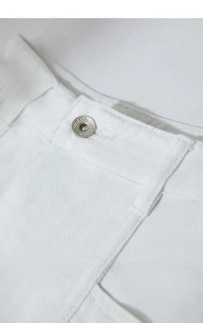 Minimalismus Baumwoll Jeans – Vintage Retro Fashion Shorts für Frauen