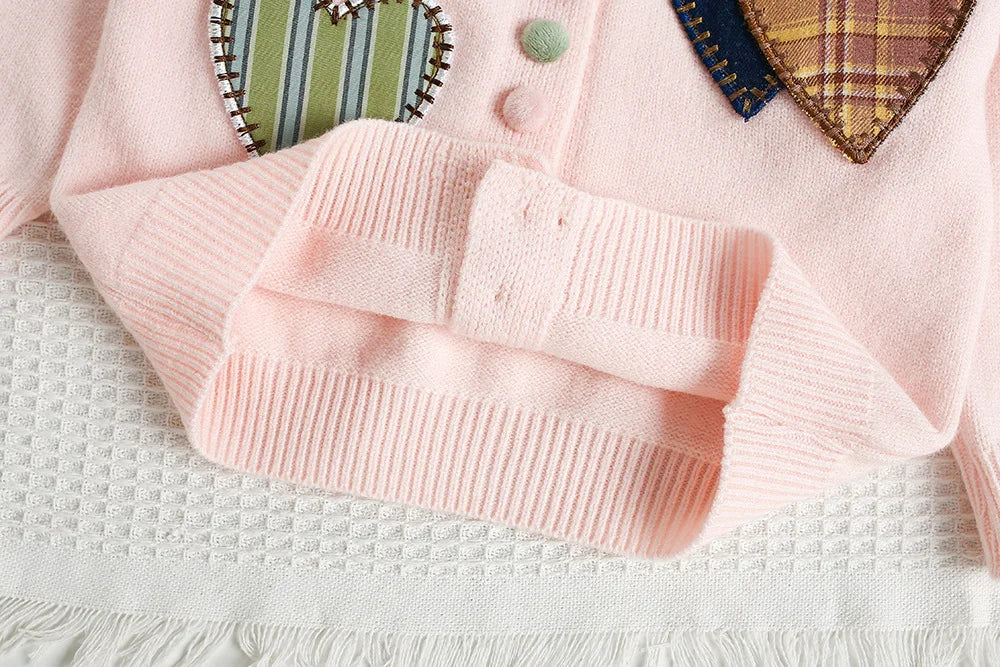 Mädchen Pullover Set mit Patchwork und Tutu Rock für Kinderoutfit 2PCS