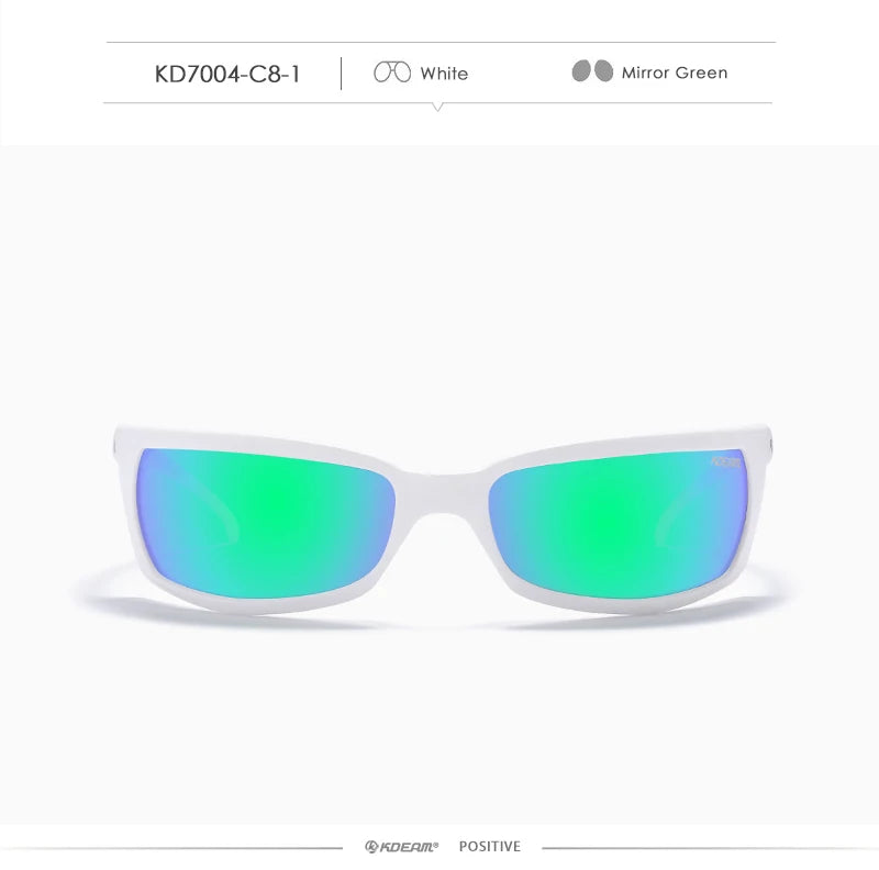 Sonnenbrille Sport UV400 polarisiert leicht Angeln Reißverschlussetui Unisex