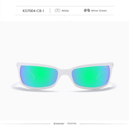 Sonnenbrille Sport UV400 polarisiert leicht Angeln Reißverschlussetui Unisex