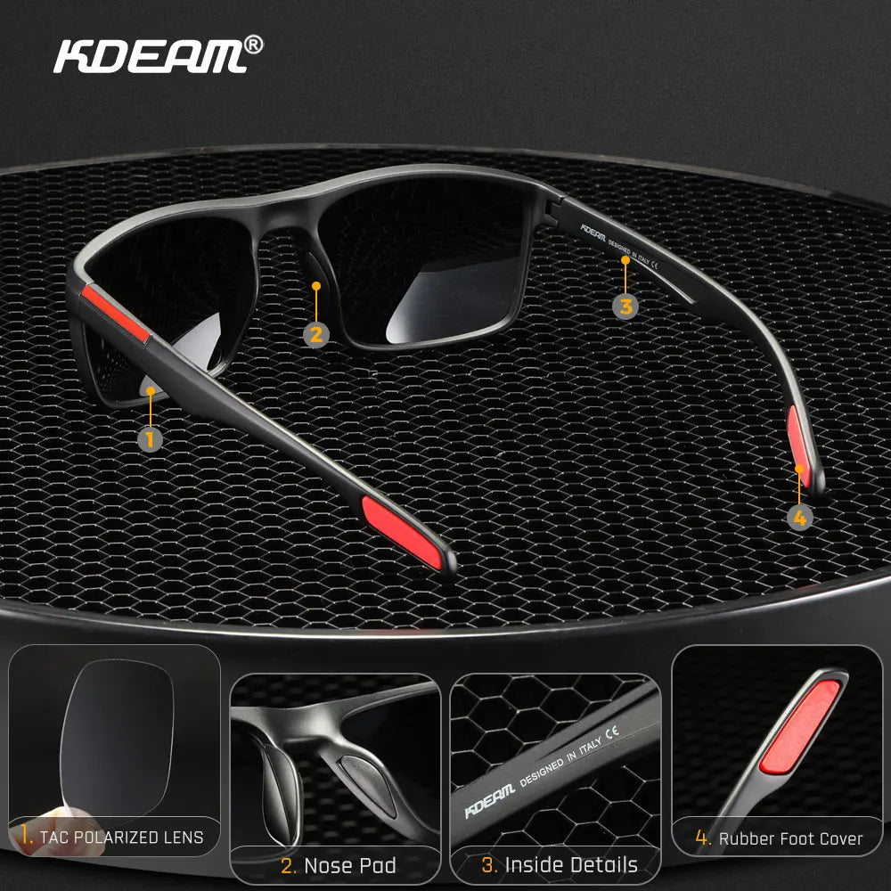 Sonnenbrille photochrom polarisiert UV400 Tag und Nacht Fahren Unisex