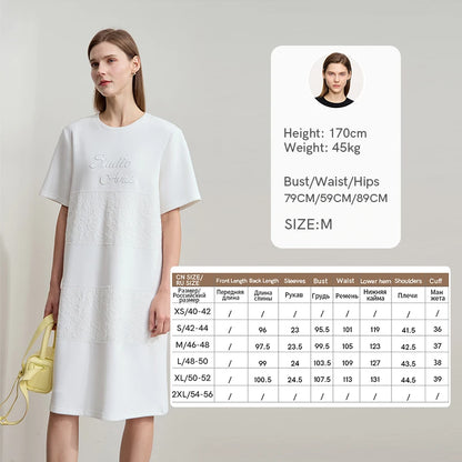 Elegantes Sommerkleid Damen Mit Lockerem Fall Für Den Tag