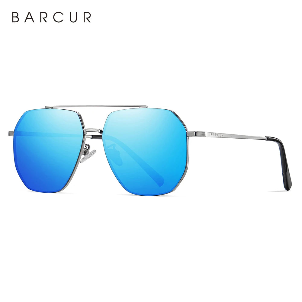Sonnenbrille quadratisch 2mm dicke Gläser polarisiert Unisex