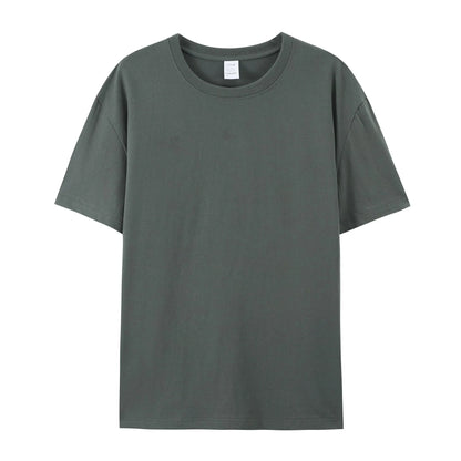 Herren Baumwolle T Shirt Leichter Oversize Schnitt Casual Sommer