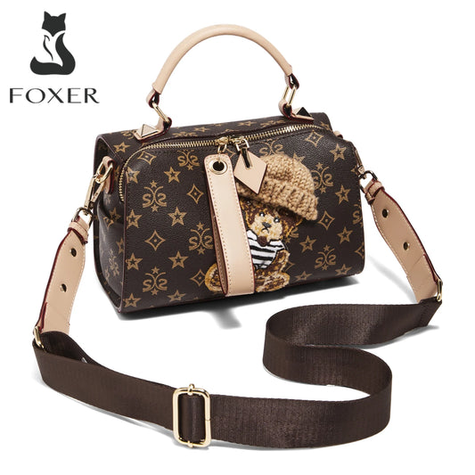 Damen-Handtasche Crossbody mit verstellbarem Tragegurt aus Kunstleder für Büro und Freizeit