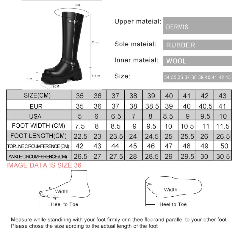AIYUQI Women Winter Boots Genuine Leather 2025 New Natural Wool Warm Women Tenor Boots British Style Platform Women's Snow Boots
