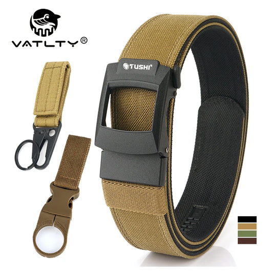 Unisex-Taktisch-Gürtel aus Nylon mit Metall-Schnellverschluss für Outdoor und Alltag