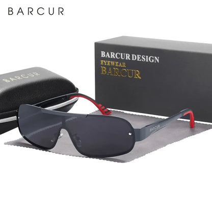 Sonnenbrille Pilot Al-Mg schmal polarisiert UV400 Sport Herren