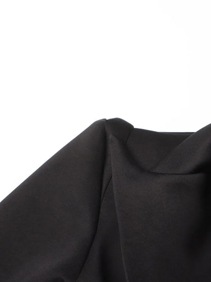 Elegantes ärmelloses Midi-Kleid mit Rundhalsausschnitt und Patchwork-Schal – stilvolle Tunika für Damen