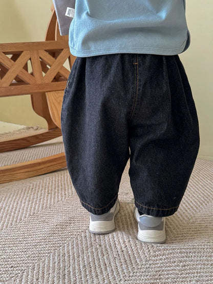 Kinder Casual Hosen aus Denim in Blau für Jungen im Herbst