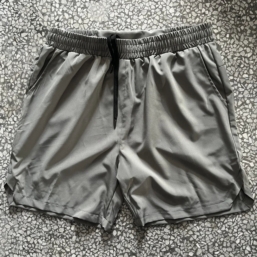 Atmungsaktive Baumwoll-Leinen-Shorts mit Kordelzug und elastischem Bund – ideal für den täglichen Strandbesuch
