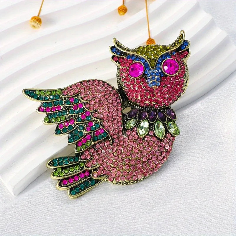 Brosche Kristall Strass Schwerindustrie Palast Klassisch Abzeichen Unisex