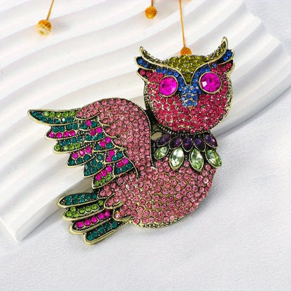 Brosche Kristall Strass Schwerindustrie Palast Klassisch Abzeichen Unisex