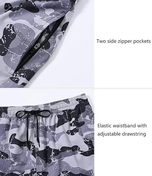 Herren-Badeshorts mit Mesh-Futter – Ideal für Strand und Sport