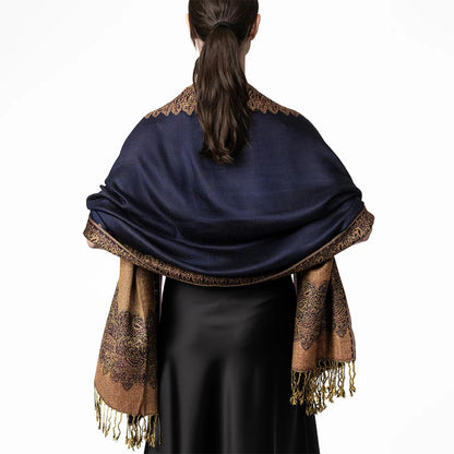 Damen Winterschal Kaschmir Plaid warm Pashmina Bandana Quaste Qualität