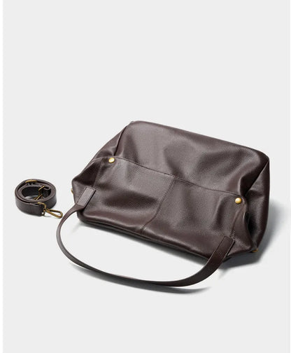 Damen Handtasche aus echtem Leder mit großer Kapazität