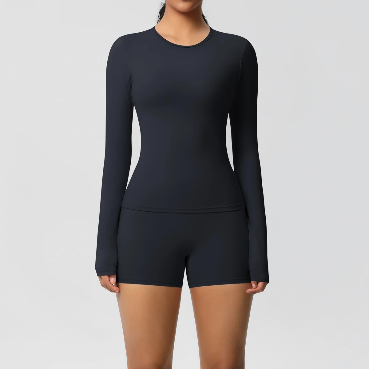 Frauen Yoga Set Schnell Trocknend Nylon Spandex Sport