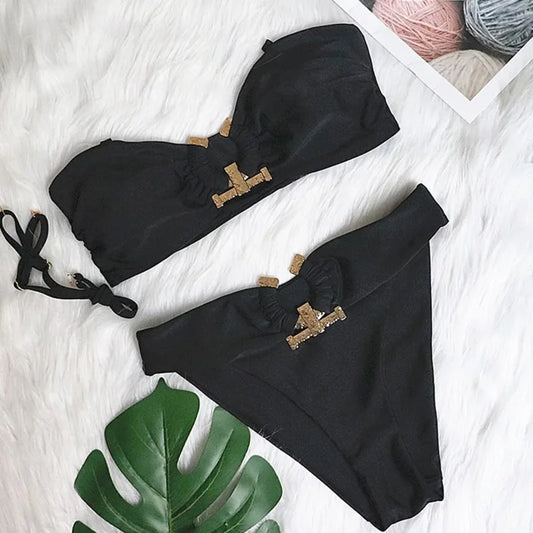 Sexy Bikini-Set mit Push-up-Effekt – Perfekt für Strand und Pool