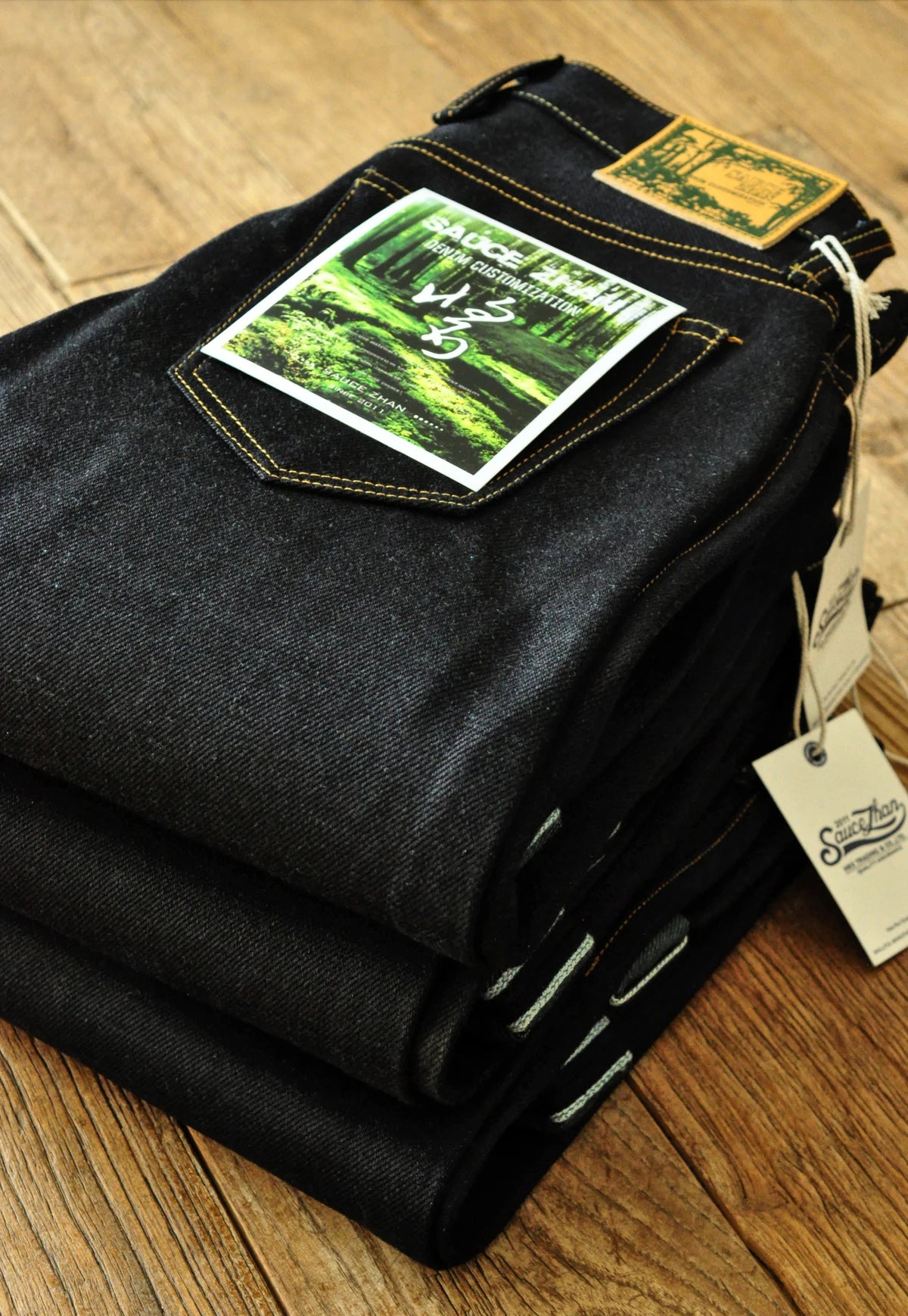Herren Jeans aus Selvedge Raw Denim im Vintage-Stil mit Taper Fit