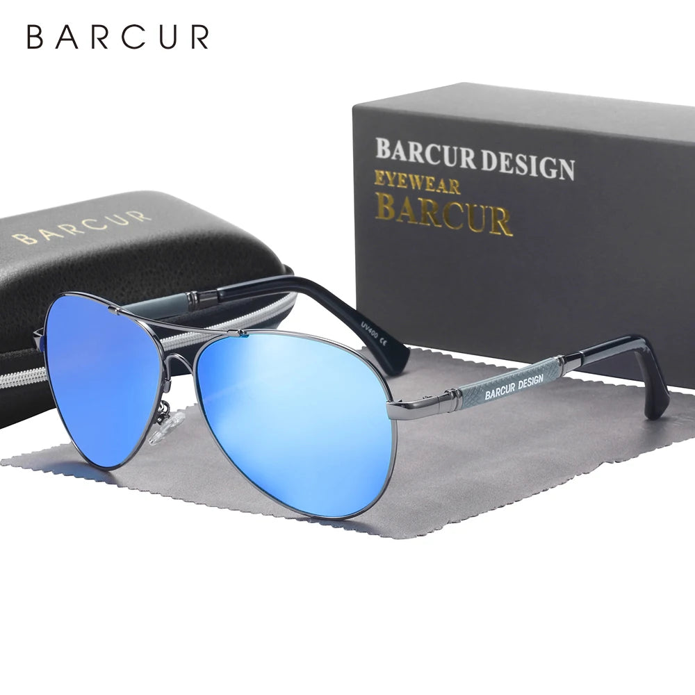 Sonnenbrille oval Edelstahl minimalistisch UV400 polarisiert Luxe Herren