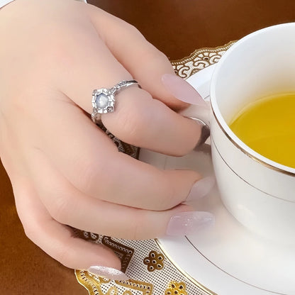 Damen-Ring moderne Liebe Vintage aus Sterlingsilber