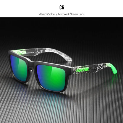 Sonnenbrille übergroß quadratisch polarisiert 64mm Angeln Herren
