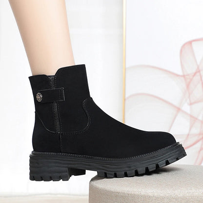 AIYUQI Winter Shoes Boots Ladies 2025 New Genuine Leather Women Snow Boots Large Size Natural Wool Warm Women's Ankle Boots