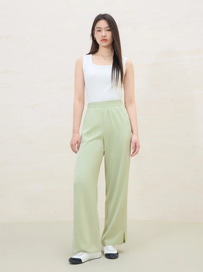 Kurzärmeliges Damen-T-Shirt aus Lyocell mit V-Ausschnitt und Metallperlen-Details – vielseitig und lässig für den Sommer