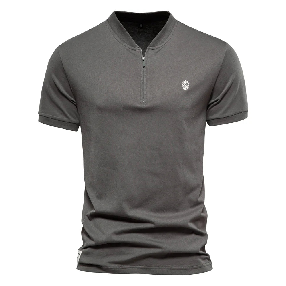 Klassisches Herren Poloshirt Aus Reiner Baumwolle Für Den Sommer
