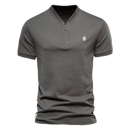 Klassisches Herren Poloshirt Aus Reiner Baumwolle Für Den Sommer