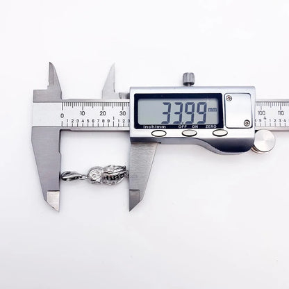 Damen-Charm-Anhänger Eule Weisheit niedlich Sommer aus Sterlingsilber
